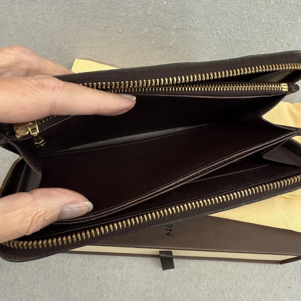 Louis Vuitton Zippy Wallet Monogram Vernis Amarante Purple Patent Box Set EUC - Picture 12 of 16